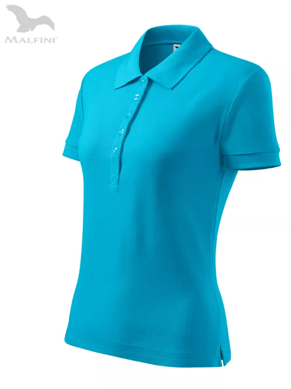Damskie Polo Malfini Cotton Heavy 216 (Turkusowy)