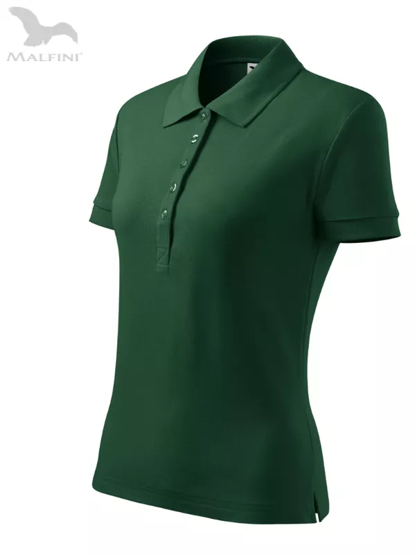 Damskie Polo Malfini Cotton Heavy 216 (Dark Green)