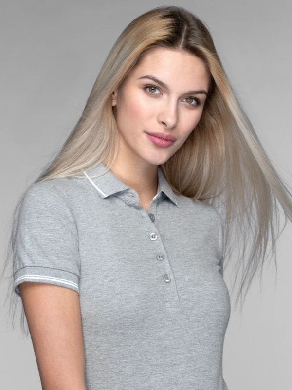 Polo Malfini Perfection Plain 253 (Ciemnoszary Melanż)