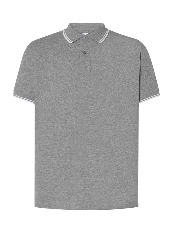 Grey Melange/White