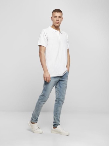 Koszulka Polo Build Your Brand Piqué BY008 (White)