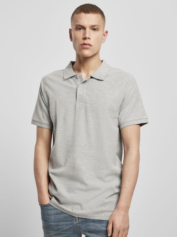 Koszulka Polo Build Your Brand Piqué BY008 (Heather Grey)