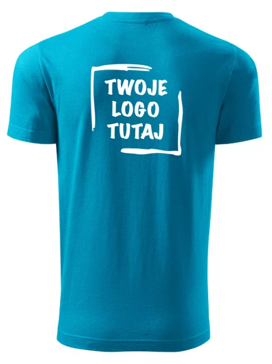 T-shirt firmowy Malfini 145 (Turkus)