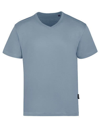 Męska koszulka HRM Luxury V-Neck 102 Sky Blue