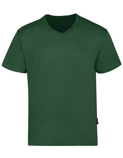 Męska koszulka HRM Luxury V-Neck 102 Bottle Green