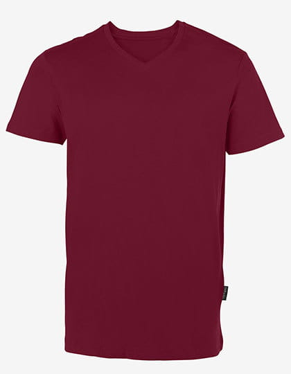 Męska koszulka HRM Luxury V-Neck 102 Bordeaux