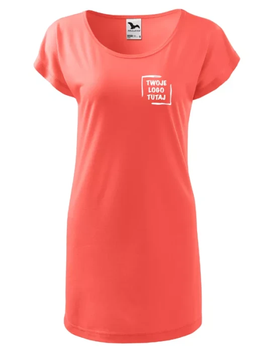 Tunika damska Malfini Love 123 (Coral)