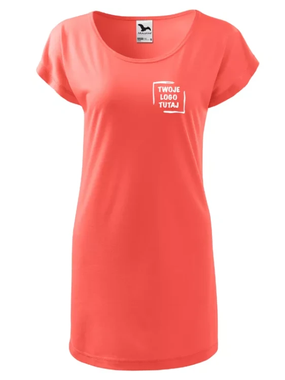 Tunika damska Malfini Love 123 (Coral)