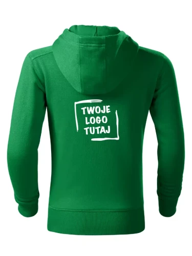 Dziecięca bluza Malfini Trendy Zipper 412 (Zieleń trawy)