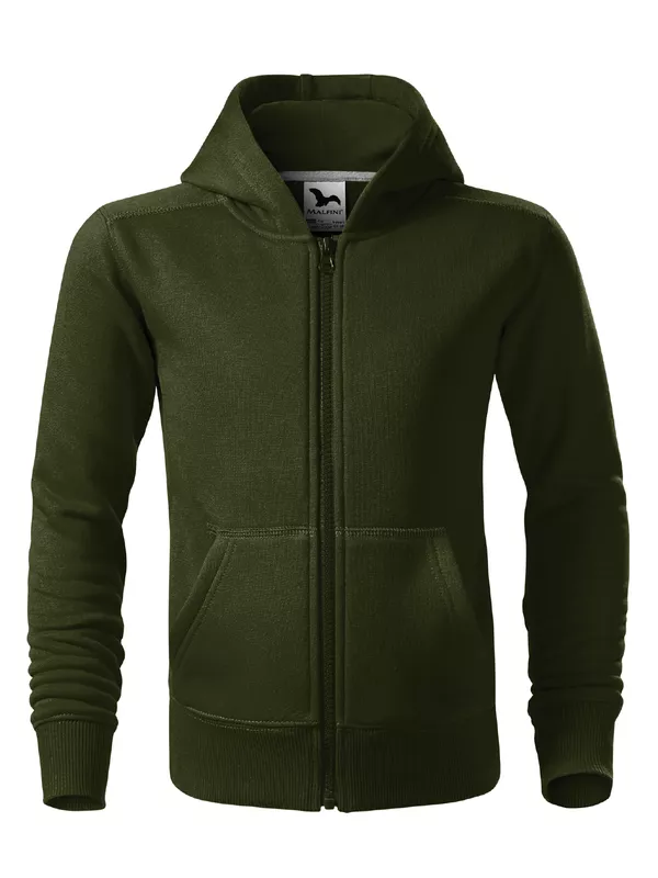 Dziecięca bluza Malfini Trendy Zipper 412 (Military)