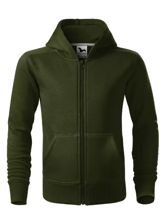 Dziecięca bluza Malfini Trendy Zipper 412 (Military)