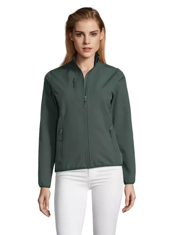 Damska kurtka softshell Sol's Radian (Forest Green)