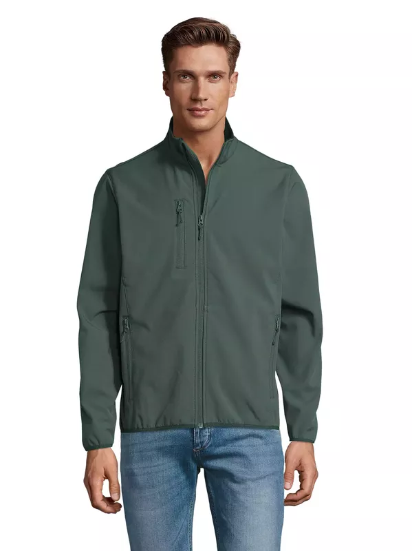 Męska kurtka softshell Sol's Radian (Forest Green)