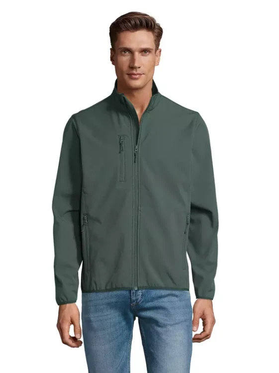 Męska kurtka softshell Sol's Radian (Forest Green)