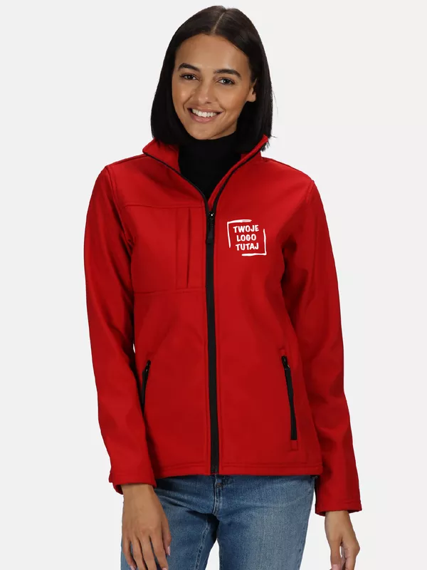 Damski softshell Regatta Octagon II TRA689 (Classic Red/Black)
