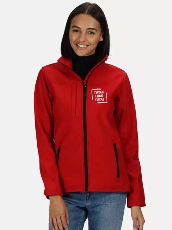 Damski softshell Regatta Octagon II TRA689 (Classic Red/Black)