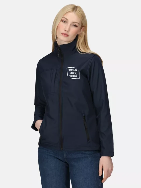 Damski softshell Regatta Octagon II TRA689 (Navy/Seal Grey)