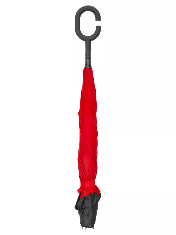 Parasol odwrócony Impliva RU-6 Black Red 6C/PMS 199C