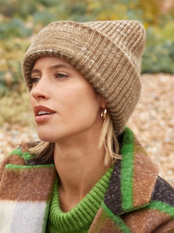 Czapka Chunky Knitted Patch B330R