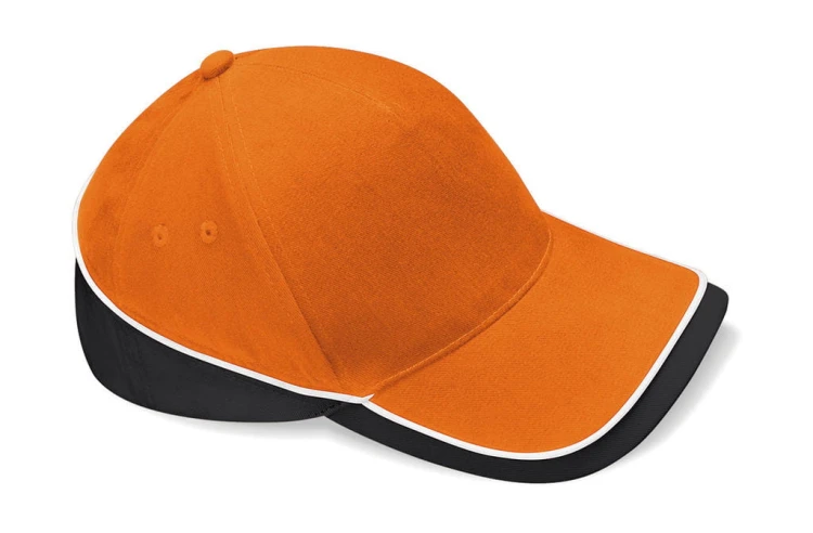 Orange Black White