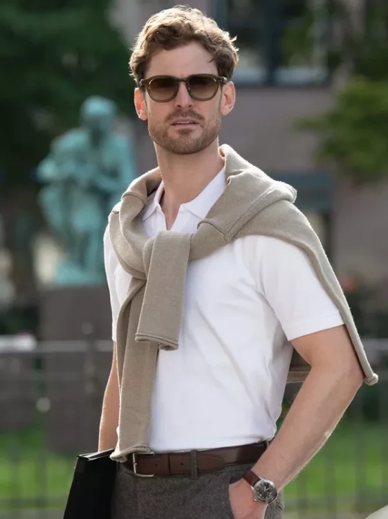 Koszulka polo Harvard V-Neck Men