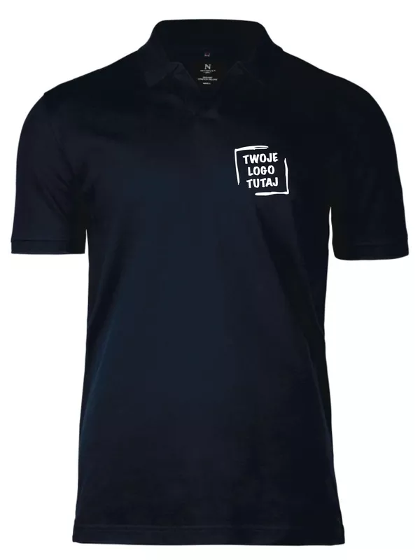 Koszulka polo Harvard V-Neck Men (Dark Navy)