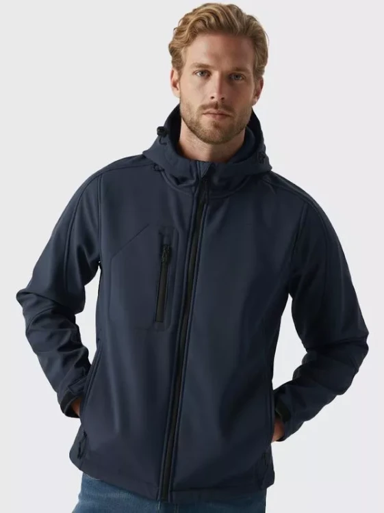 Męski Softshell JHK Windstorm Hooded (Navy)