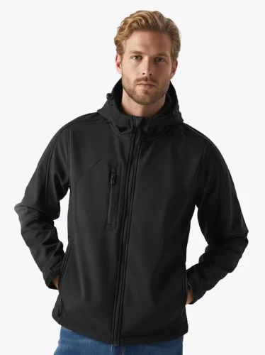 Męski Softshell JHK Windstorm Hooded (Black)