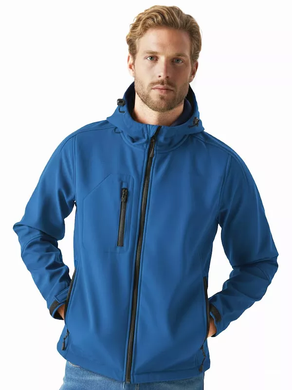 Męski Softshell JHK Windstorm Hooded (Royal Blue)