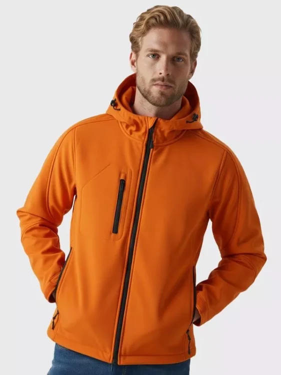 Męski Softshell JHK Windstorm Hooded (Orange)