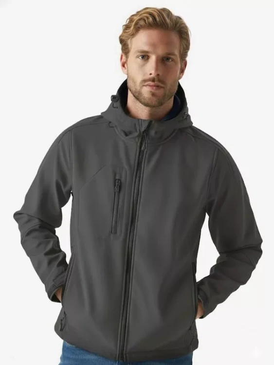 Męski Softshell JHK Windstorm Hooded (Graphite)