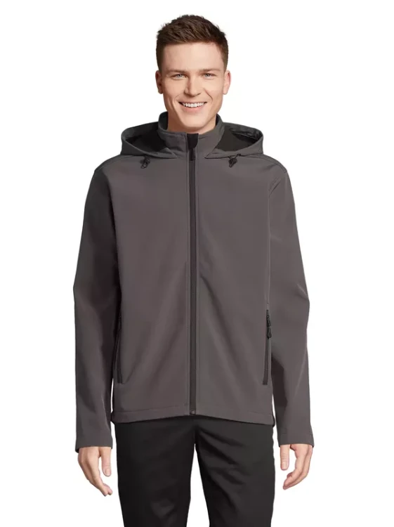 SOL'S RACE HOODED MEN 04447 (Charcoal Grey)