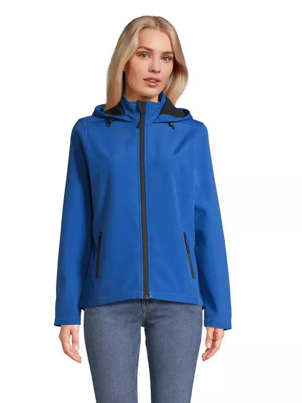 Race Softshell Hooded Jacket 04448 Royal Blue