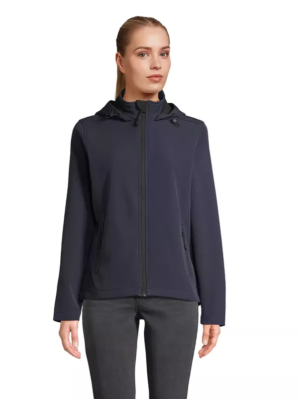 Race Softshell Hooded Jacket 04448 Navy