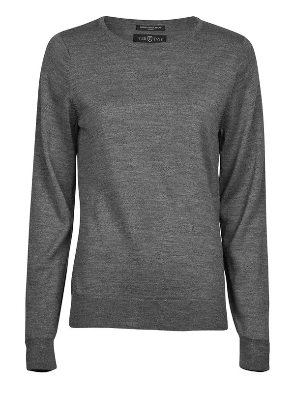 Sweter Tee Jays Crew Neck 6006 Grey Melange