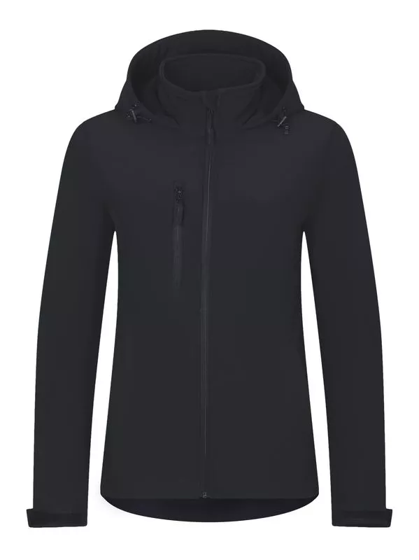 Damski Softshell z kapturem Malfini Trail 548 Ebony Gray
