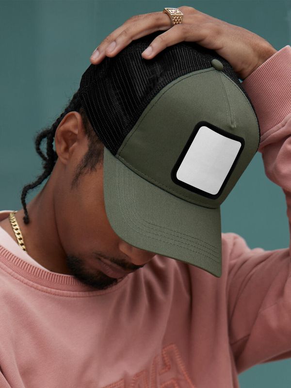Czapka z daszkiem Appliqué Patch B636