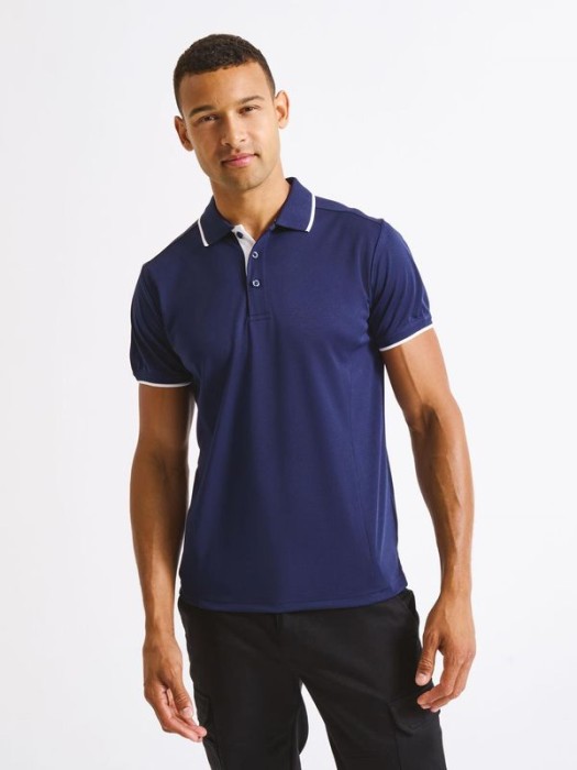 Men's Contrast Tipped Coolchecker® Polo Shirt PR618