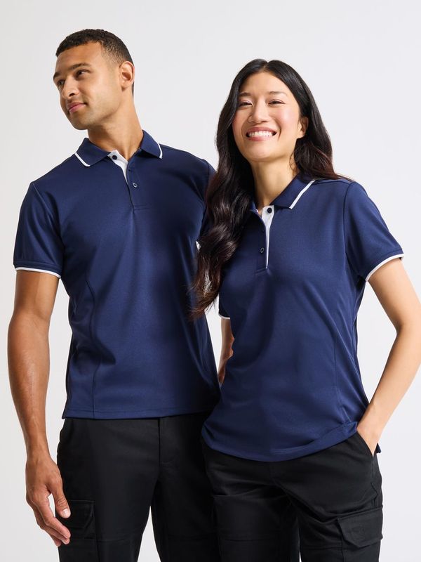 Men's Contrast Tipped Coolchecker® Polo Shirt PR618