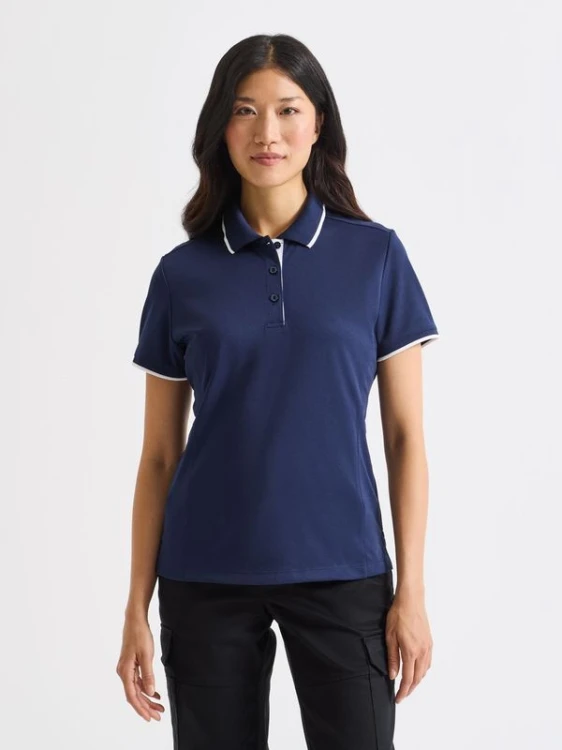 Women's Contrast Tipped Coolchecker® Polo PR619