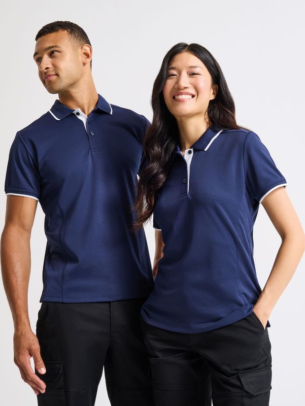 Women's Contrast Tipped Coolchecker® Polo PR619