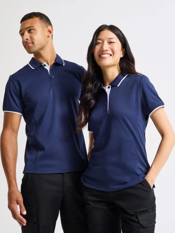Women's Contrast Tipped Coolchecker® Polo PR619