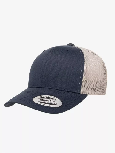 Czapka Retro Flexfit Trucker 2-Tone 6606T (Navy/Silver)