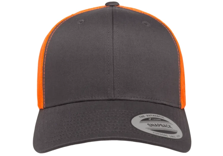 Charcoal/Neon Orange