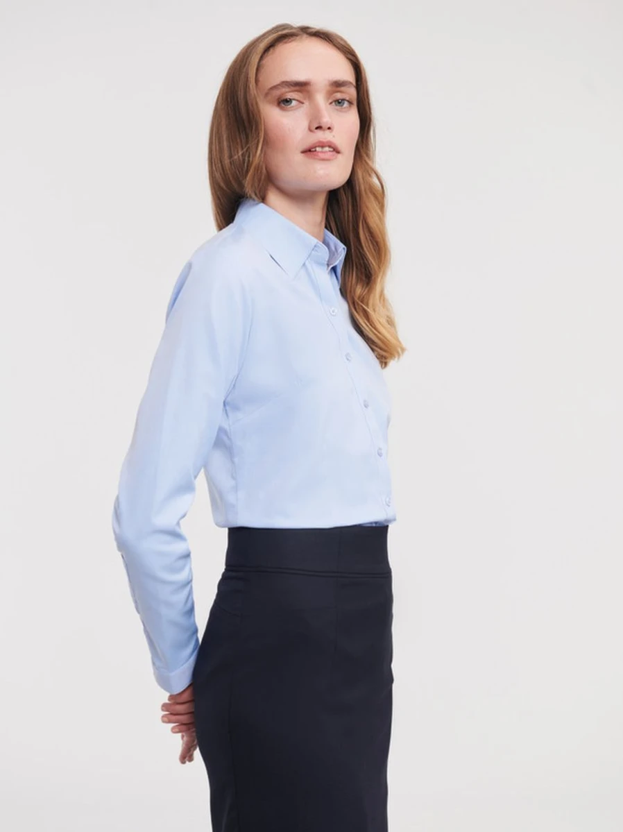 Koszula Russell Herringbone R-962F-0 Light Blue