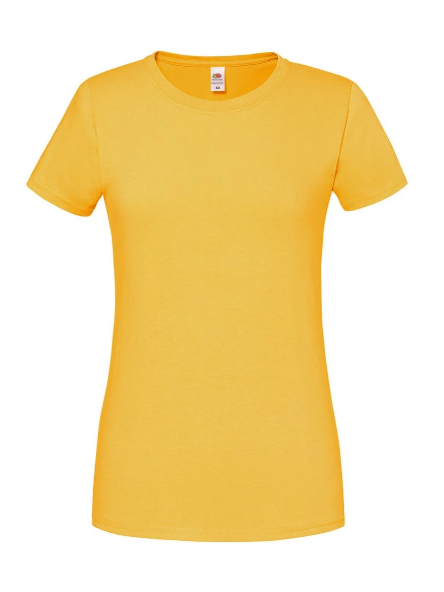 Ladies' Iconic 195 Ringspun Premium T (Sunflower)