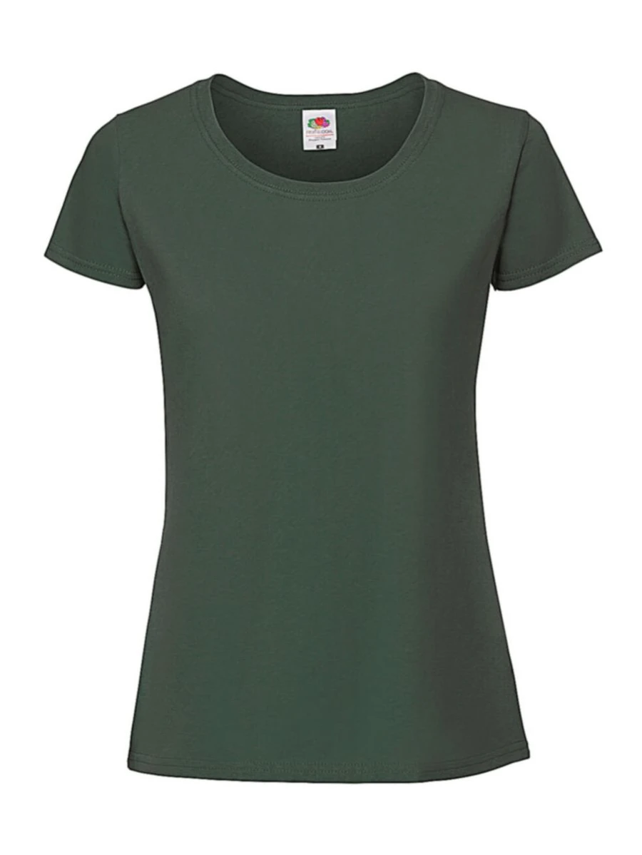 Ladies' Iconic 195 Ringspun Premium T (Bottle Green)