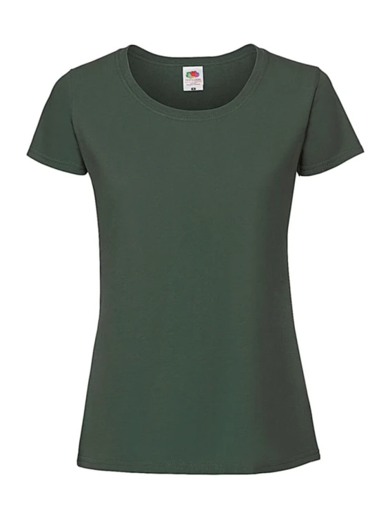 Ladies' Iconic 195 Ringspun Premium T (Bottle Green)