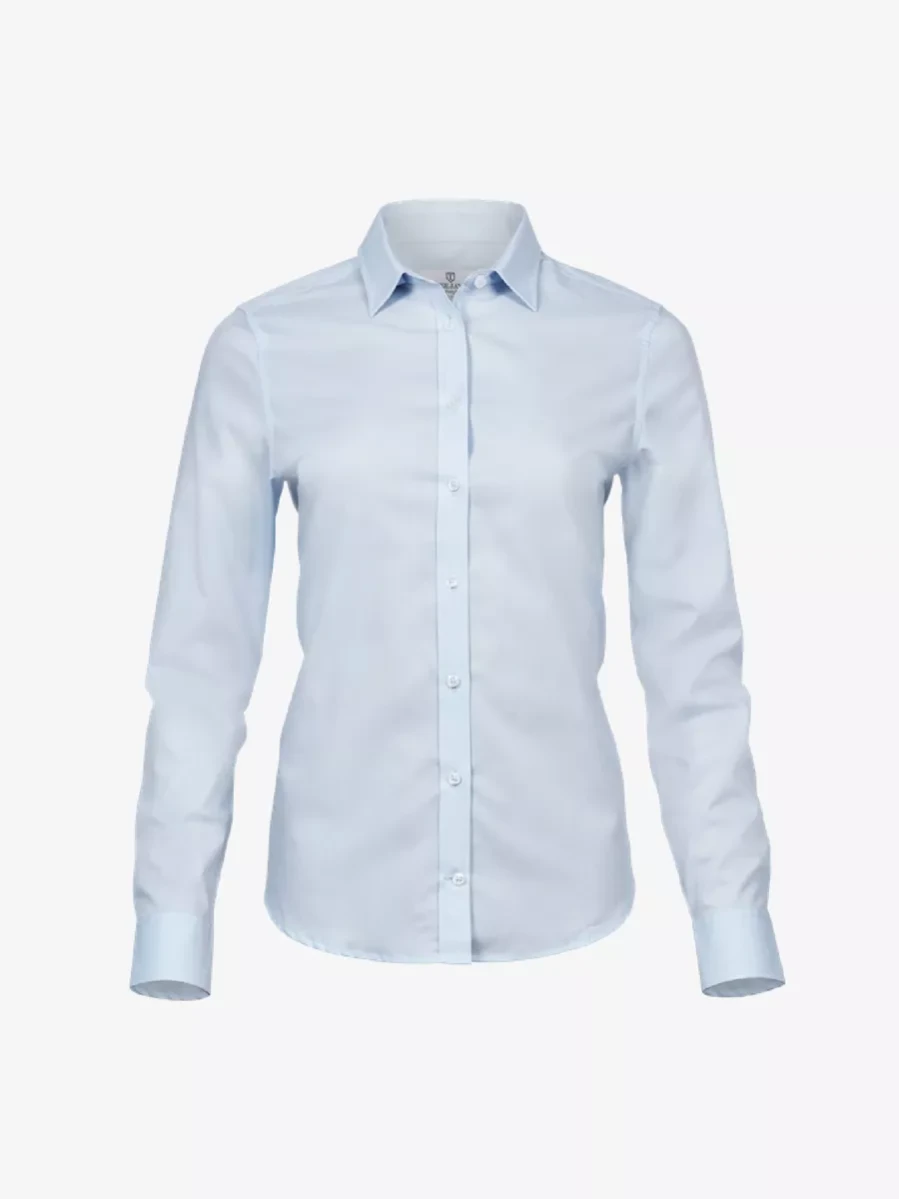 Damska koszula Premium Tee Jays Stretch Luxury 4025 Light Blue
