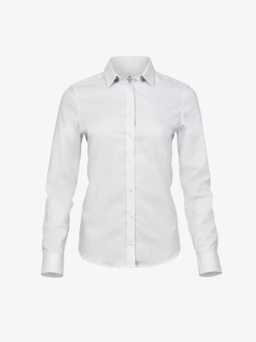 Damska koszula Premium Tee Jays Stretch Luxury 4025 White